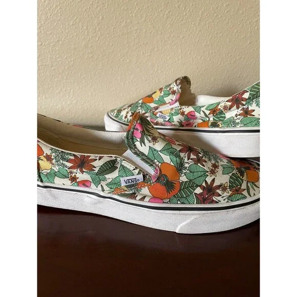 Vans Floral Slip-On Sneakers - Tropical Bloom Pattern - Picture 2 of 5